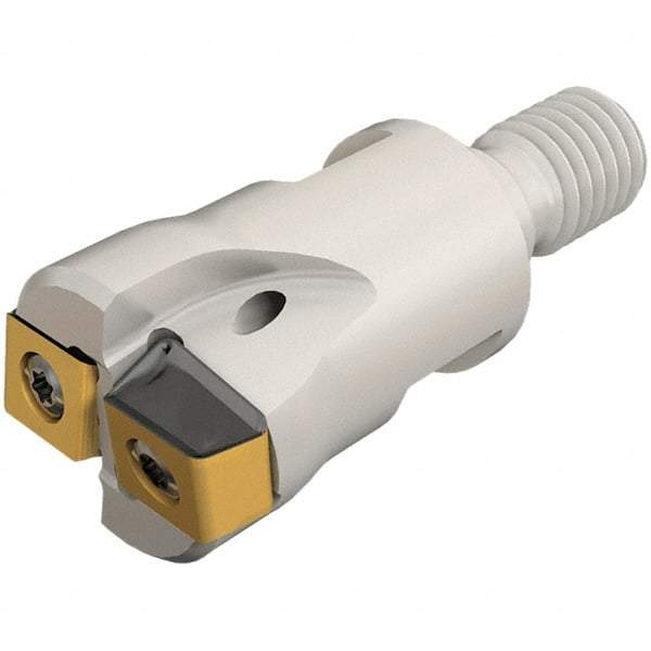 Iscar - 35mm Cut Diam, 3mm Max Depth of Cut, Indexable Plunge End Mill - M16 Modular Connection, HTP LNHT 1006 Insert Style, HTP-M-LN10 Toolholder Style, Through Coolant, Series FlexFit, TangPlunge - Apex Tool & Supply