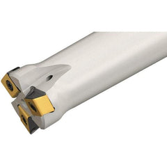 Iscar - 32mm Cut Diam, 3mm Max Depth of Cut, 32mm Shank Diam,Indexable Plunge End Mill - Straight Shank, HTP LNHT 1006 Insert Style, HTP-LN10 Toolholder Style, Through Coolant, Series TangPlunge - Apex Tool & Supply