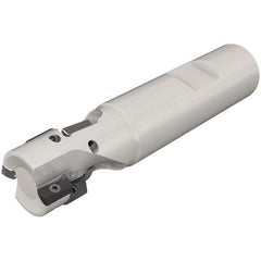 Iscar - 1-1/4" Cut Diam, 1.4" Max Depth of Cut, 1-1/4" Shank Diam, 4.3" OAL, Indexable Square Shoulder End Mill - HP ANK-07.. Inserts, Weldon Shank, 90° Lead Angle, Series Heliplus - Apex Tool & Supply