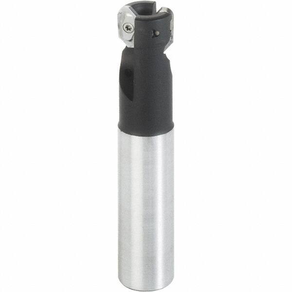 Iscar - 32mm Cut Diam, 13.5mm Max Depth of Cut, 32mm Shank Diam, 150mm OAL, Indexable Square Shoulder End Mill - HM90 AXCR 1505.. Inserts, Cylindrical Shank, 90° Lead Angle, Through Coolant, Series Helialu - Apex Tool & Supply