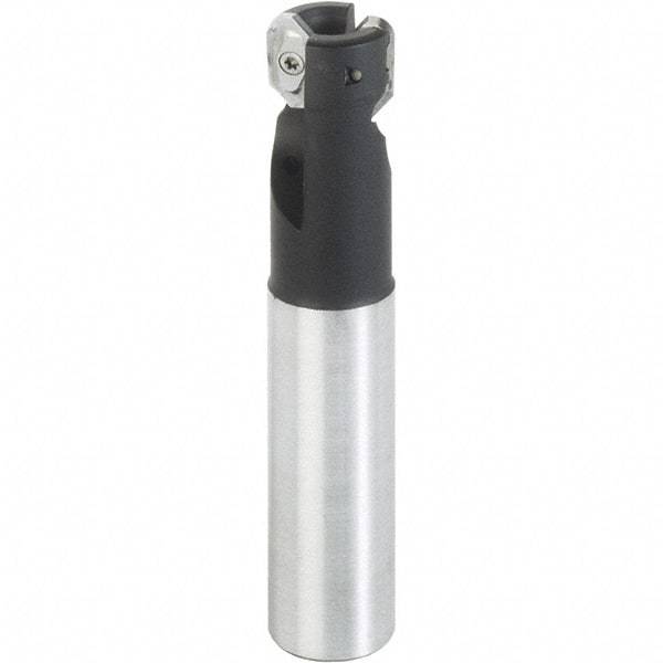 Iscar - 40mm Cut Diam, 13.5mm Max Depth of Cut, 32mm Shank Diam, 160mm OAL, Indexable Square Shoulder End Mill - HM90 AXCR 1505.. Inserts, Cylindrical Shank, 90° Lead Angle, Through Coolant, Series Helialu - Apex Tool & Supply