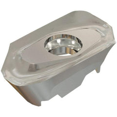 Iscar - HM90 AXCR150540 P Grade IC28 Carbide Milling Insert - Uncoated, 0.197" Thick, 4mm Corner Radius - Apex Tool & Supply
