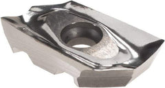 Iscar - HM90 AXCR150502 P Grade IC28 Carbide Milling Insert - Uncoated, 0.197" Thick, 0.2mm Corner Radius - Apex Tool & Supply