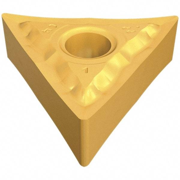 Iscar - TNGG330.5 PP Grade IC907 Carbide Turning Insert - TiAlN Finish, 60° Triangle, 3/8" Inscr Circle, 3/16" Thick, 0.008" Corner Radius - Apex Tool & Supply