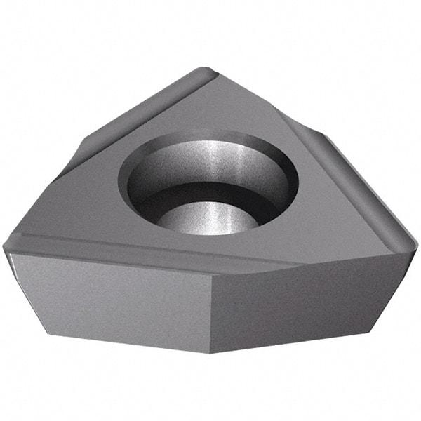 Iscar - WPEX060400 Grade IC908 Carbide Turning Insert - TiAlN Finish, 80° Trigon, 3/8" Inscr Circle, 4mm Thick, 0" Corner Radius - Apex Tool & Supply