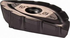 Iscar - BCR20 CS Grade IC908 Carbide Milling Insert - TiAlN Finish, 0.35" Thick, 1" Corner Radius - Apex Tool & Supply