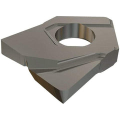 Iscar - HTRD200-R2.0 QF Grade IC908 Carbide Milling Insert - TiAlN Finish, 4.65mm Thick, 2mm Corner Radius - Apex Tool & Supply
