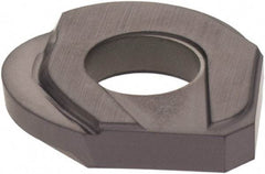 Iscar - HBFD50 QF Grade IC908 Carbide Milling Insert - TiAlN Finish, 0.102" Thick, 1/2" Inscribed Circle, 1/4" Corner Radius - Apex Tool & Supply