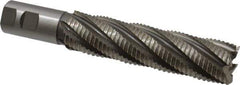 Hertel - 1-1/2" Diam, Coarse Pitch, 6" LOC, 6 Flute Cobalt Roughing Square End Mill - Uncoated, 8-1/2" OAL, 1-1/4" Shank Diam, Single End, 30° Helix - Apex Tool & Supply