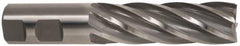 Hertel - 1", 3" LOC, 1" Shank Diam, 5-1/2" OAL, 6 Flute, High Speed Steel Square End Mill - Single End, Uncoated, Spiral Flute, 30° Helix, Centercutting, Right Hand Cut, Right Hand Flute - Apex Tool & Supply