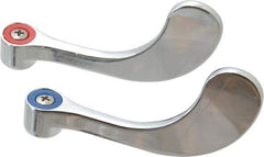 Chicago Faucets - Faucet Replacement Wristblade Handles - Chrome, Use with All Chicago Faucet Manual Faucets - Apex Tool & Supply