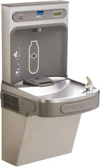 ELKAY - Barrier Free Wall Mounted Water Cooler & Fountain - In-Wall, 20 to 105 psi, 0.20 hp, Stainless Steel - Apex Tool & Supply