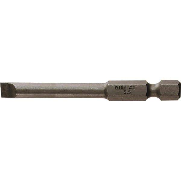 Wiha - 1/4" Power Bit - 1/4" Drive, 2-3/4" OAL - Apex Tool & Supply