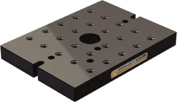 Jergens - 250mm Long x 340mm Wide x 35mm High Aluminum Fixture Plate - 35mm Plate Thickness - Apex Tool & Supply