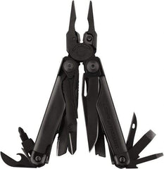 Leatherman - 21 Piece, Multi-Tool Set - Stainless Steel, 7" OAL, 4-3/8" Closed Length - Apex Tool & Supply