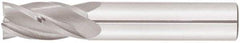 Niagara Cutter - 1", 2-1/4" LOC, 1" Shank Diam, 5" OAL, 4 Flute, Solid Carbide Square End Mill - Single End, Uncoated, Spiral Flute, 30° Helix, Centercutting, Right Hand Cut, Right Hand Flute, Series C430 - Apex Tool & Supply