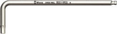Wera - 10mm Hex, Long Arm, Hex Key - 224mm OAL, Metric System of Measurement - Apex Tool & Supply