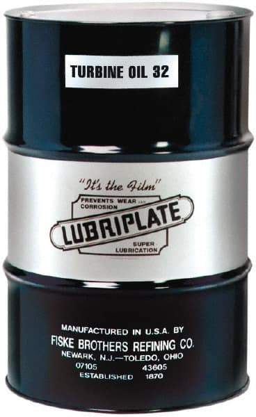 Lubriplate - 55 Gal Drum, ISO 32, SAE 10, Air Compressor Oil - 40°F to 290°, 152 Viscosity (SUS) at 100°F, 44 Viscosity (SUS) at 210°F - Apex Tool & Supply