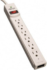 Tripp-Lite - 6 Outlets, 120 VAC15 Amps, 8' Cord, Power Outlet Strip - Floor, Keyhole Mount, 5-15 NEMA Configuration, 1.23" Strip - Apex Tool & Supply