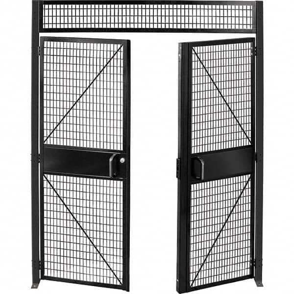 Folding Guard - Temporary Structure Doors Type: Hinged Door Width (Feet): 8 - Apex Tool & Supply