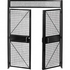 Folding Guard - Temporary Structure Doors Type: Hinged Door Width (Feet): 8 - Apex Tool & Supply