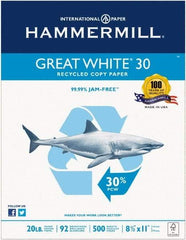 Hammermill - White Copy Paper - Use with Laser Printers, Copiers, Plain Paper Fax Machines - Apex Tool & Supply