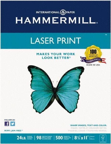 Hammermill - White Copy Paper - Use with Laser Printers, Copiers, Offset Presses, Spirit Duplicators - Apex Tool & Supply