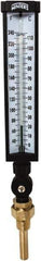 Winters - 30 to 240°F, Industrial Thermometer with Standard Thermowell - 3 Inch Immersion Length, 3-1/2 Inch Stem Length, 17 Inch Long, 3/4 Inch Thread - Apex Tool & Supply