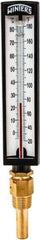 Winters - 20 to 180°F, Industrial Thermometer with Standard Thermowell - 2 Inch Immersion Length, 1.825 Inch Stem Length, 10 Inch Long, 1/2 Inch Thread - Apex Tool & Supply