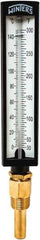 Winters - 30 to 300°F, Industrial Thermometer with Standard Thermowell - 2 Inch Immersion Length, 1.825 Inch Stem Length, 10 Inch Long, 1/2 Inch Thread - Apex Tool & Supply
