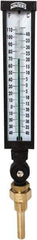 Winters - -40 to 110°F, Industrial Thermometer with Standard Thermowell - 3 Inch Immersion Length, 3-1/2 Inch Stem Length, 17 Inch Long, 3/4 Inch Thread - Apex Tool & Supply