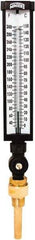 Winters - 30 to 300°F, Industrial Thermometer with Standard Thermowell - 3 Inch Immersion Length, 3-1/2 Inch Stem Length, 17 Inch Long, 3/4 Inch Thread - Apex Tool & Supply