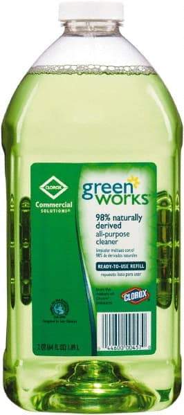Green Works - 64 oz Bottle All-Purpose Cleaner - Liquid, Original - Apex Tool & Supply