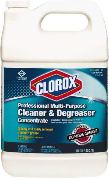 Clorox - 1 Gal Bottle Cleaner/Degreaser - Liquid, Citrus - Apex Tool & Supply