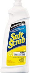 Soft Scrub - 36 oz Bottle All-Purpose Cleaner - Liquid, Lemon - Apex Tool & Supply