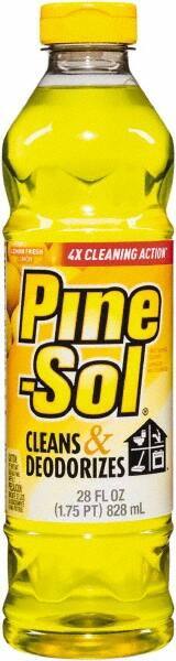 Pine-Sol - 28 oz Bottle All-Purpose Cleaner - Liquid, Lemon - Apex Tool & Supply