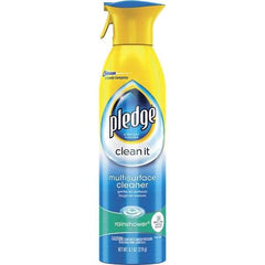 Pledge - 9.7 oz Aerosol All-Purpose Cleaner - Aerosol, Rainshower - Apex Tool & Supply