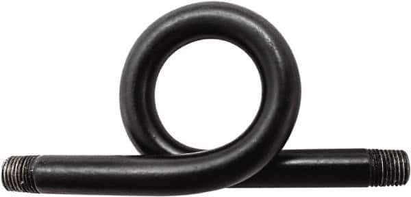 Winters - 1/4 Thread, 1,650 Max psi, Steel Case Material, Pressure Gauge Siphon - 4.6 Inch Long, Male Port, Air, 80 Material Grade - Apex Tool & Supply