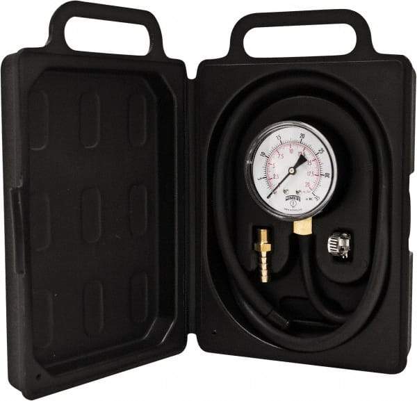 Winters - 35 psi, Pressure Test Gauge and Calibrator - 2-1/2 Inch Diameter - Apex Tool & Supply