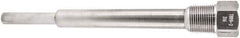 Winters - 10 Inch Overall Length, 3/4 Inch Thread, 316 Stainless Steel Thermowell - 7-1/2 Inch Insertion Length - Apex Tool & Supply