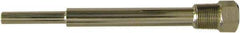 Winters - 10 Inch Overall Length, 3/4 Inch Thread, 304 Stainless Steel Thermowell - 7-1/2 Inch Insertion Length - Apex Tool & Supply