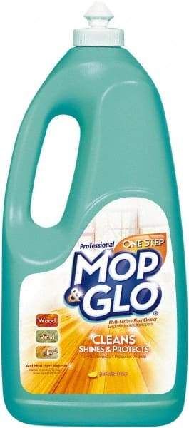 Mop&Glo - Bottle Cleaner - Use on Ceramic Tile, Laminate Surfaces, Linoleum, Quarry Tile, Cement, Concrete, Vinyl Tile, Terra Cotta, Terrazzo, Vinyl Composite Tile (VCT) - Apex Tool & Supply