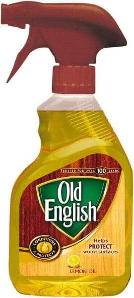 Old English - 12 Fluid Ounce Liquid Furniture Polish - Lemon Scent, Spray Bottle - Apex Tool & Supply