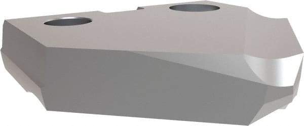 Allied Machine and Engineering - 35mm Diam x 3/16" Thick, Seat Code 2, 90° Included Angle Spade Drill Insert - TiCN Coated, Cobalt, Grade Super Cobalt, Series T-A - Apex Tool & Supply
