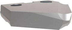 Allied Machine and Engineering - 35mm Diam x 3/16" Thick, Seat Code 2, 90° Included Angle Spade Drill Insert - TiCN Coated, Cobalt, Grade Super Cobalt, Series T-A - Apex Tool & Supply