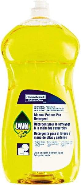 Dawn - 38 oz Bottle Manual Dishwashing Liquid - Lemon Scented - Apex Tool & Supply