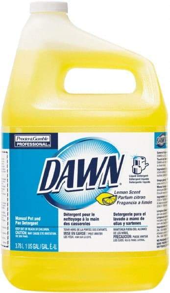 Dawn - 1 Gal Bottle Manual Dishwashing Liquid - Lemon Scented - Apex Tool & Supply