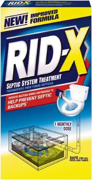 Rid-X - 9.8 oz Powder Drain Opener - Unscented, Box - Apex Tool & Supply