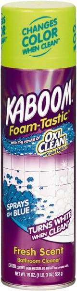 Kaboom - 19 oz Can Foam Bathroom Cleaner - Fresh Scent, Nonacidic, General Purpose Cleaner - Apex Tool & Supply