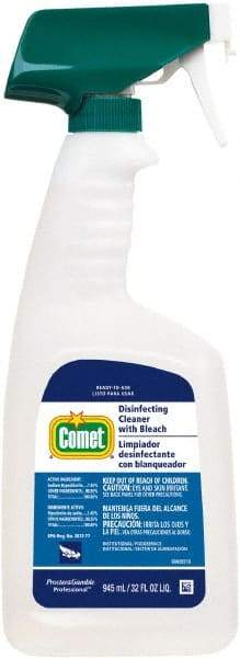 Comet USA LLC - 32 oz Spray Bottle Liquid Bathroom Cleaner - Fresh Scent, Disinfectant, General Purpose Cleaner - Apex Tool & Supply